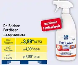 METRO Dr. Becher Fettlöser Angebot