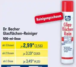 METRO Dr. Becher Glasflächen-Reiniger Angebot