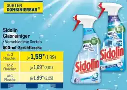 METRO Sidolin Glasreiniger Angebot
