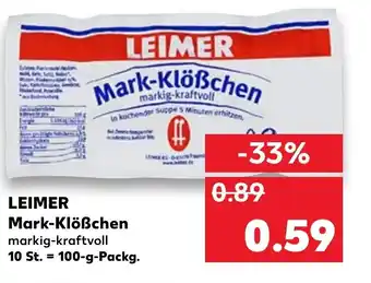 Kaufland Leimer Mark Klößchen Angebot