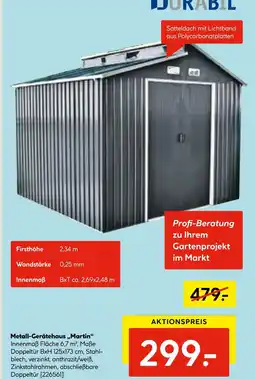 Hellweg Metall-gerätehaus „martin“ Angebot