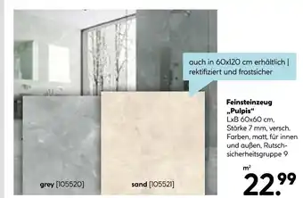 Hellweg Feinsteinzeug pulpis grey Angebot