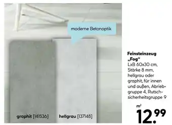 Hellweg Feinsteinzeug „fog“ Angebot