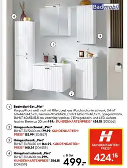 Hellweg Badmöbel-set piet Angebot