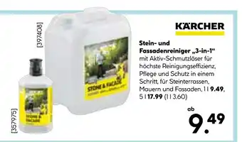 Hellweg Kärcher stein- und fassadenreiniger 3-in-1, 1 l Angebot