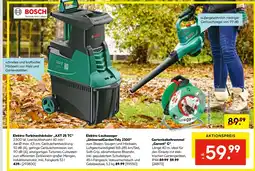 Hellweg Bosch elektro-turbinenhäcksler axt 25 tc Angebot