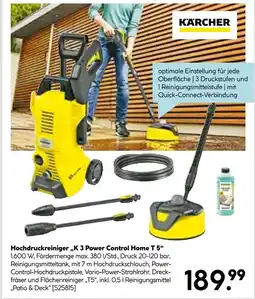 Hellweg Kärcher hochdruckreiniger „k 3 power control home t 5“ Angebot