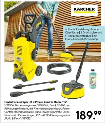 Hellweg Kärcher hochdruckreiniger „k 3 power control home t 5“ Angebot