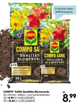 Hellweg Compo sana qualitäts-blumenerde 20 l Angebot