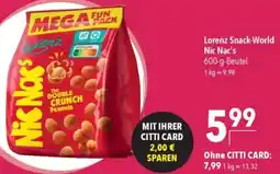 CITTI Markt Lorenz Snack-World Nic Nac's Angebot