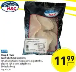 CITTI Markt Haak & Christ Pazifische Schollen-Filets Angebot