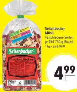 CITTI Markt Seitenbacher Müsli Angebot