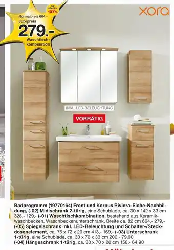 Möbelzentrum Pforzheim Xora waschtischkombination Angebot