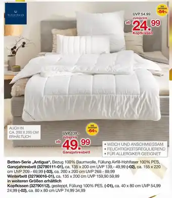 Möbelzentrum Pforzheim Billerbeck ganzjahresbett ca. 135 x 200 cm Angebot