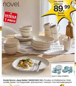 Möbelzentrum Pforzheim Novel kombi-service aqua sabbia Angebot