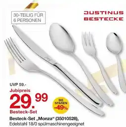 Möbelzentrum Pforzheim Justinus bestecke besteck-set „monza“ Angebot
