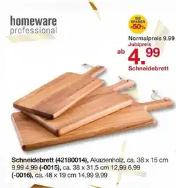 Möbelzentrum Pforzheim Schneidebrett ca. 38 x 15 cm Angebot