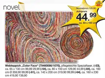 Möbelzentrum Pforzheim Novel webteppich 'color face' Angebot