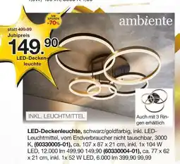 Möbelzentrum Pforzheim Ambiente led-deckenleuchte (60330005-01) Angebot
