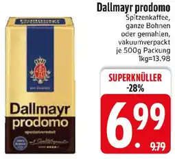 Edeka Dallmayr prodomo Angebot