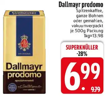 Edeka Dallmayr prodomo Angebot