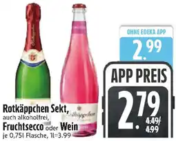 Edeka Rotkäppchen Sekt, Fruchtsecco oder Wein Angebot