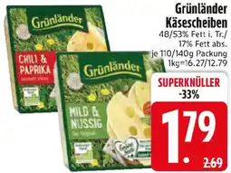 Edeka Grünländer Käsescheiben Angebot