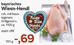 Edeka bayerisches Wiesn-Hendl Angebot