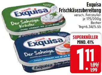 Edeka Exquisa Frischkäsezubereitung Angebot