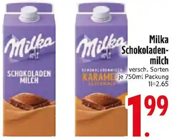 Edeka Milka Schokoladenmilch Angebot