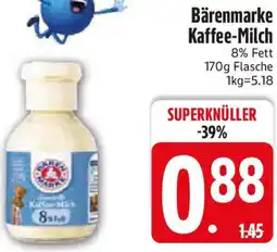 Edeka Bärenmarke Kaffee-Milch Angebot