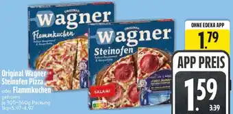 Edeka Original Wagner Steinofen Pizza oder Flammkuchen Angebot