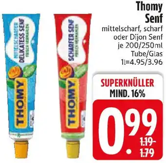 Edeka Thomy Senf Angebot