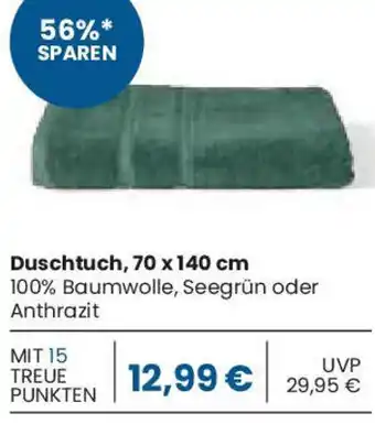 Edeka SCHIESSER Duschtuch, 70 x 140 cm Angebot