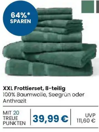 Edeka SCHIESSER XXL Frottierset, 8-teilig Angebot
