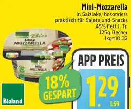 Edeka EDEKA Bio Mini-Mozzarella Angebot
