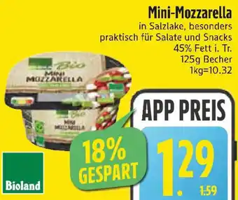 Edeka EDEKA Bio Mini-Mozzarella Angebot