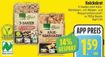 Edeka EDEKA Bio Knäckebrot Angebot