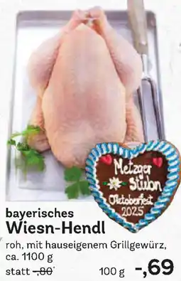 Edeka bayerisches Wiesn-Hendl Angebot
