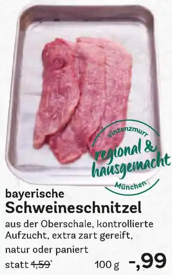 Edeka bayerische Schweineschnitzel Angebot