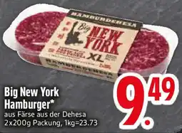 Edeka Big New York Hamburger Angebot