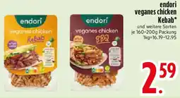 Edeka endori veganes chicken Kebab Angebot