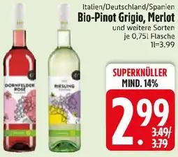Edeka Bio-Pinot Grigio, Merlot Angebot