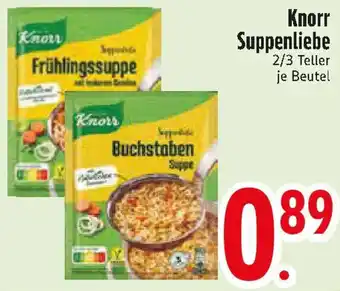 Edeka Knorr Suppenliebe Angebot