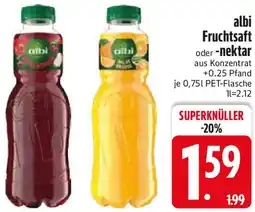 Edeka albi Fruchtsaft oder -nektar Angebot