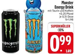 Edeka Monster Energy Drink Angebot