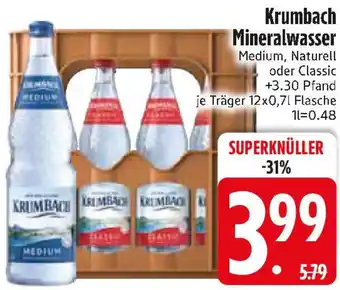 Edeka Krumbach Mineralwasser Angebot