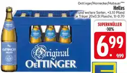Edeka Oettinger/Hornecker/Hubauer Helles Angebot