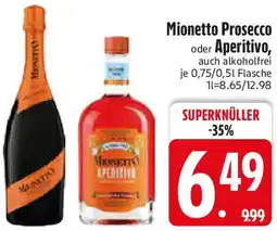 Edeka Mionetto Prosecco oder Aperitivo Angebot
