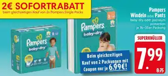Edeka Pampers Windeln oder Pants Angebot